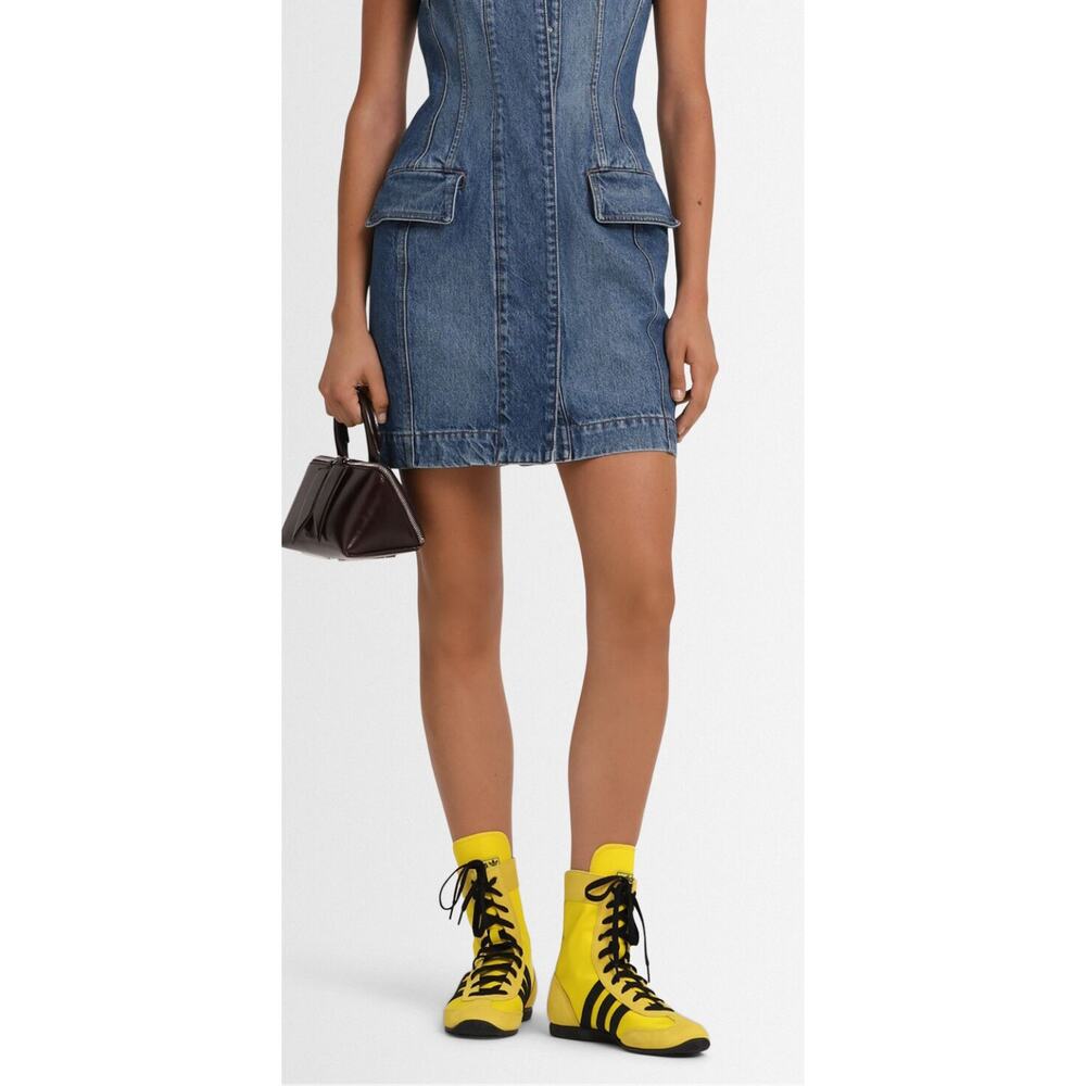 Stylish Yellow and Black Women's Sneakers